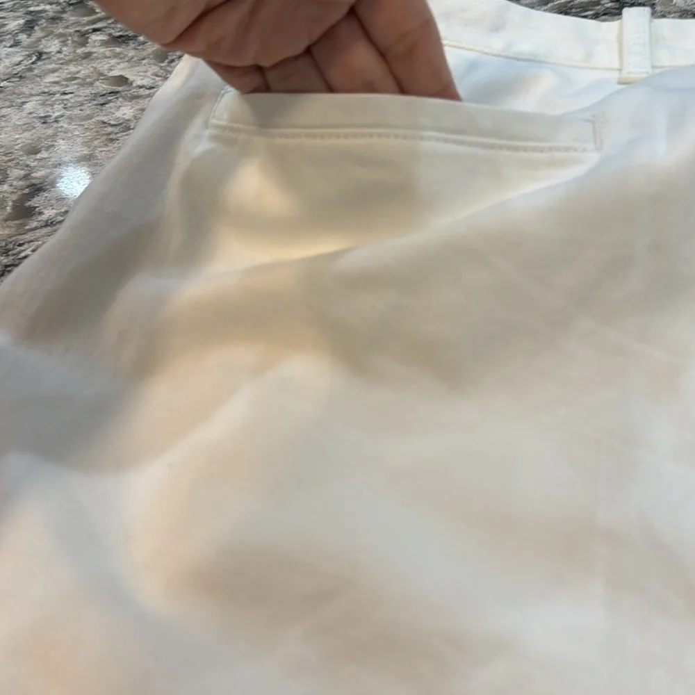 J.Crew Flex Slim Stretch Chino Pants White Men’s 33x32 NWT